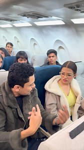 During the flight, a passenger wearing headphones was singing loudly, causing discomfort and disturbance to fellow passengers. The cabin crew promptly intervened, addressing the situation in a calm, polite, and professional manner. The passenger was advised to lower their voice and maintain cabin decorum. The issue was resolved smoothly, ensuring comfort and a pleasant experience for all passengers on board. #flightscenes #cabincrewtraining | FH Institute