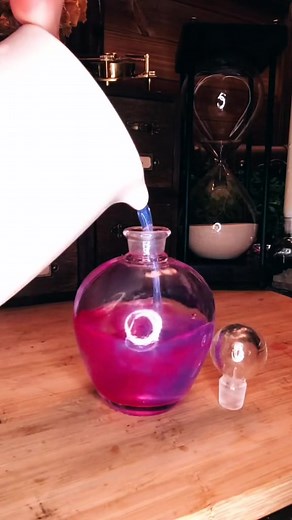 Happily Ever After Potion from Shrek 2 #magic #witchy #halloweenpotion #spookyseason #halloween #monaclemonst3r #apothecary #sinisterjach #fantasytok #potionmaster #potionmaking #decorativepotion