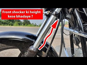 splendor Front shocker height increase