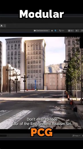 One Modular Panel → Full Sidewalk | Unreal Engine PCG (EP 4) #shorts #tutorial #unrealengine