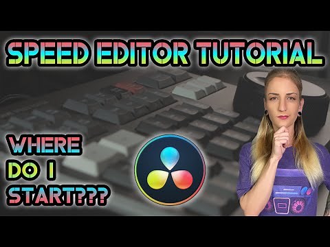 SPEED EDITOR - Getting STARTED - DaVinci Resolve BEGINNER TUTORIAL