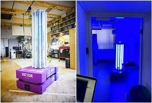 Victor, robotul capabil să distrugă coronavirusul cu ajutorul radiațiilor, realizat de o companie românească. Primul model ”lucrează” la Spitalul Universitar București