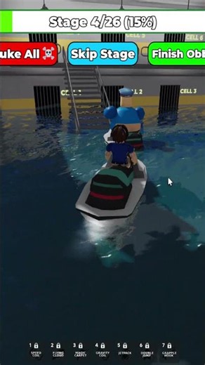 WATER POLICE JUMPSCARE #roblox #jumpscare #scaryobby