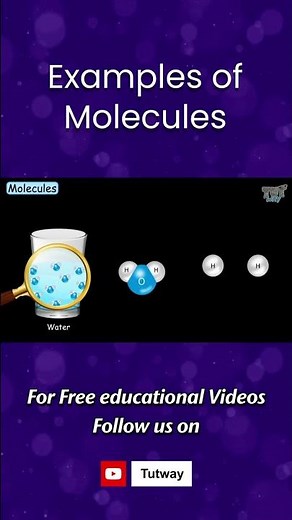 Molecules | What are Molecules? | Examples of Molecules | Molecules for Kids | Science #shorts