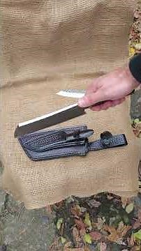 I Made a Killer Cleaver from a Rusty Car Spring in 3 Hours