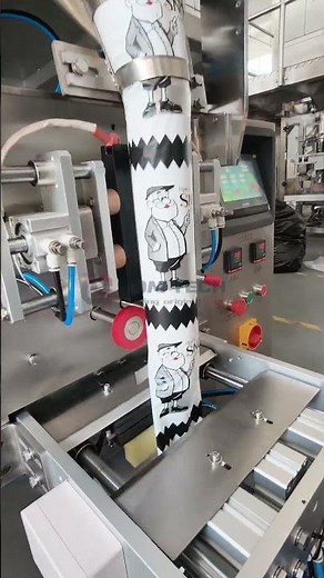 LOM 3-Candy Mix Packing Machine | 5-Pack Strip, Back-Sealed Vertical Bagger with Dual Feeders