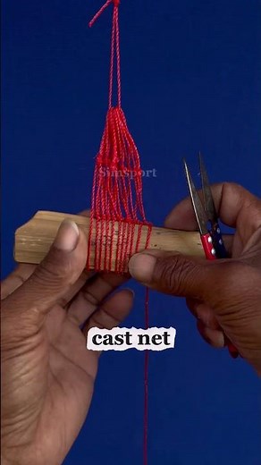 step by step making of cast net #knot #net #castnet