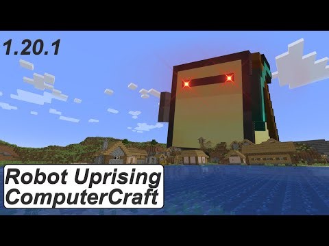 Robot Uprising in Minecraft! | ComputerCraft | Automated Strip-Mine