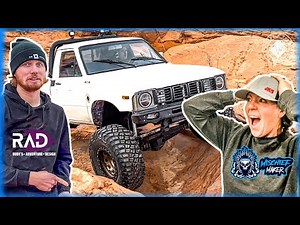 Body Damage on the Toyota! First Time Off Road with Rudy and Hollie!