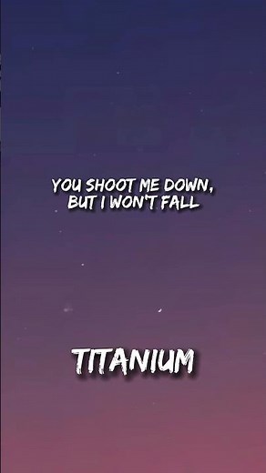 David Guetta - Titanium (Lyrics) ft. Sia |The Music Box| (Part-1)