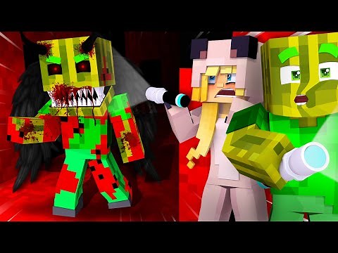 24 STUNDEN bei CHAOSFLO44.EXE ÜBERNACHTEN?! - Minecraft MONSTER VILLA