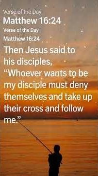 Matthew 16:24 ✝️ Follow Jesus & Carry Your Cross | Powerful Bible Verse Animation 🙏🔥