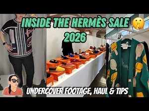 Inside the Hermès Sale (Again) 2026! Undercover footage, Try-ons, Haul & Tips