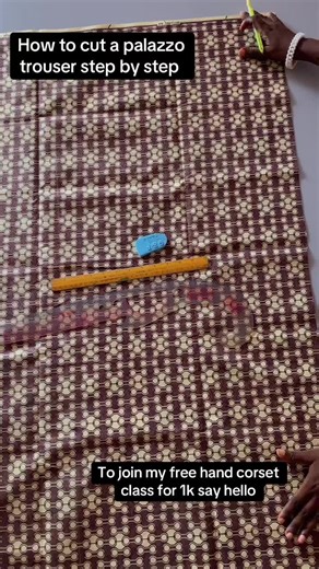 Step-by-Step Guide to Cutting Palazzo Trousers