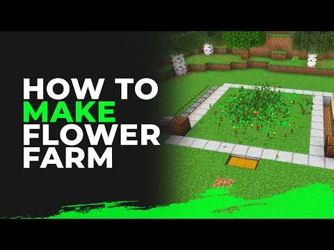 Easiest Flower Farm in Minecraft 26.1 (Tutorial)
