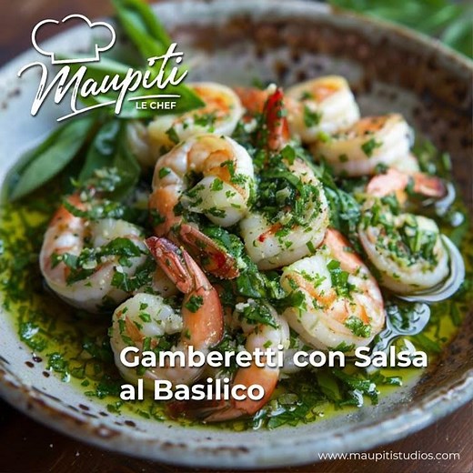 Insalata di Gamberetti con Salsa al Basilico: Ricetta Fresca e Velocissima (Perfetta d’Estate)