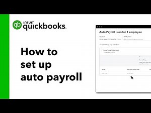 How to set up auto payroll in QuickBooks Online