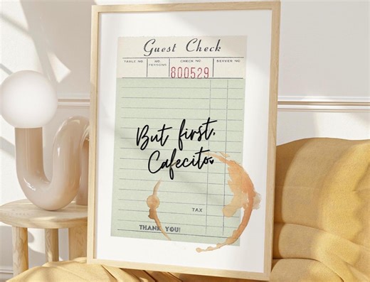 But First Cafecito Print, Minimalist Coffee Poster (digital Download) - Etsy