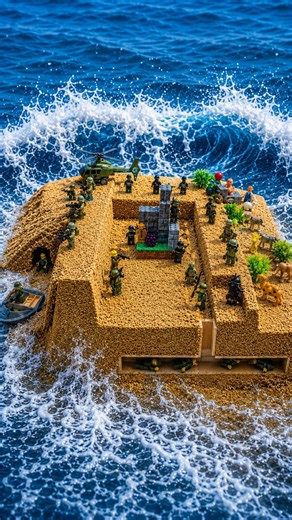 Tsunami Dam military #lego #dambreach #tidal
