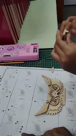 Owl Storage Box: 3D Puzzle Engineering Assembly Skills Training P2