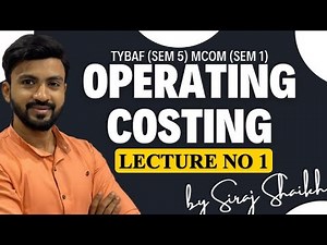 #1 TYBAF | MCOM | Operating Costing | TRANSPORTATION PROBLEM | SEM 5 & SEM 1 || MUMBAI UNIVERSITY ||