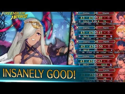 ZEPHIA is ACTUALLY BROKEN | Fire Emblem Heroes Zephia Showcase