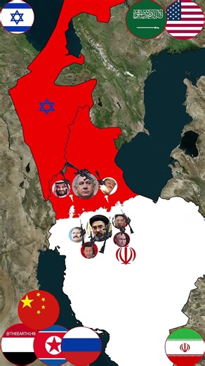 Which Countries Would Support IRAN or ISRAEL? #countryballs#countryball#usa #ISRAEL