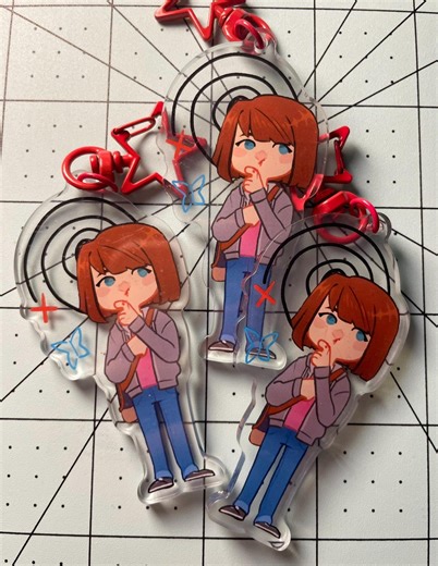 Life is Strange Max Caulfield 3-inch Acrylic Keychain - [2 Designs] Bag, Purse, Keys, Charm - Etsy Canada