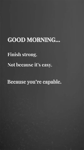 Friday Motivation | Finish This Week Strong 💪
