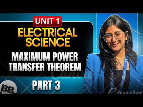 Maximum Power Transfer Theorem | ES | Unit 1 | Part 1.3