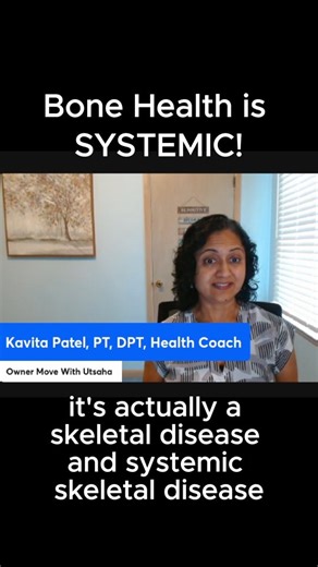 1.1K views · 105 reactions |  Don't be fooled by the results of your DEXA scan! bone health is SYSTEMIC and not isolated in our hips or spine. A full body approach is best.  Listen to the full interview with my friend and colleague, Dr. Kavita Patel -- we discuss the value of #BoneFit training, the 6 movement patterns every bone-safe program should include, how to work around injuries, and so much more!  Comment  BHB CHANNEL for the link!  | Dr. Lisa Moore, DPT | Facebook