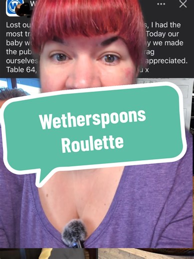 Experiences with Grief in Wetherspoons Roulette