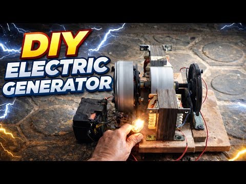 How to Make a Mini Brushless Dynamo and Electric Generator That Can Light Up Lights?