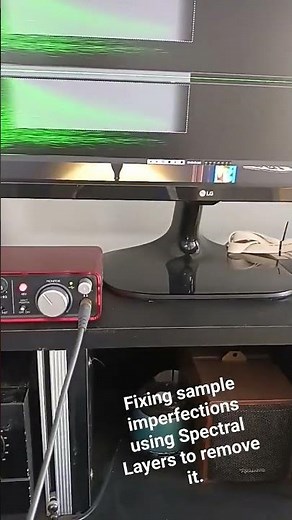 Remove audio imperfections using Spectral Layers.