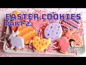 How to decorate Easter Cookies with Royal Icing for beginners | Part 2