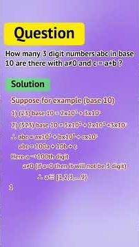 Only 1% Can Solve This Counting Problem! 🔥 | IOQM 2026 | AMC Math Challenge | Olympiad Number Theory