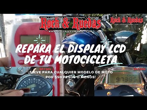 Repara el Display LCD Odometro de tu motocicleta / Repair the Odometer LCD Display of any motorcycle