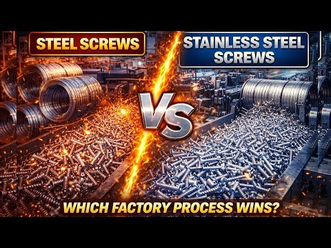 Steel vs Stainless Steel Screws – You Won’t Believe the Difference