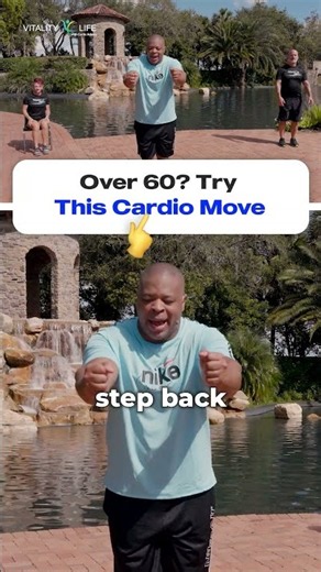 Low-Impact Cardio for Seniors | Standing Ski Move (Over 60)