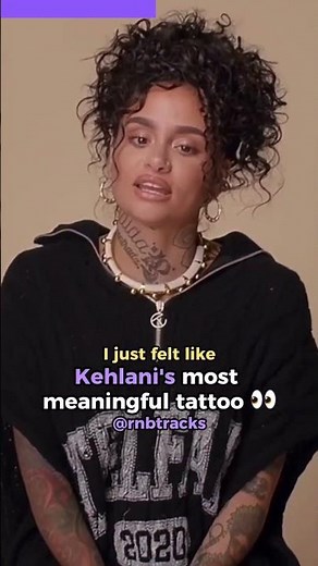 Kehlani's most meaningful tattoo 👀