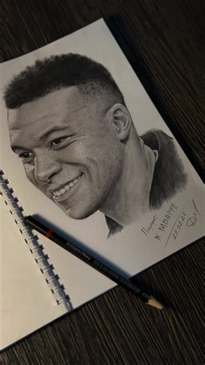 portrait Mbappe #art #mbappe #kylianmbappé #realmadridfans @mbappe🤙 @Mbappé Sans Filtre @mbappegoals @K. Mbappé 🥏