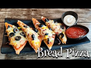 Bread Pizza Recipe | Quick and Easy Homemade Pizza