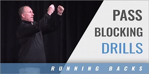 Running Back Pass Blocking Drills with David White – Jackson Hole High School (WY)