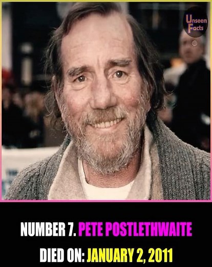 Remembering Pete Postlethwaite, acclaimed British actor, who died of cancer at 64. #shorts