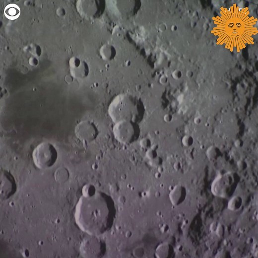 An artist has created a life-like moon. It's a traveling art exhibit that allows people to get up close and personal with the moon’s surface. https://cbsn.ws/32iLb18 | CBS Sunday Morning