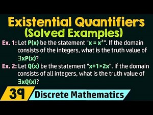 Existential Quantifiers - Examples Video Lecture | Crash Course for GATE CSE - Computer Science Engineering (CSE)