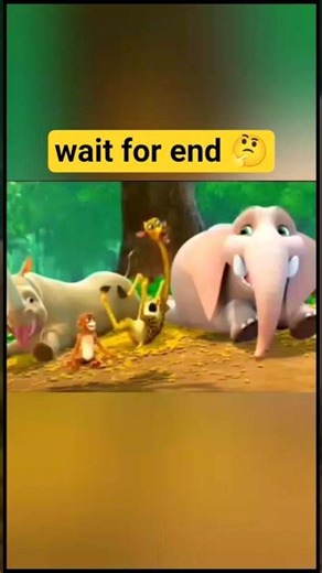 Sweet Moments - Jungle Beat, Monkey and Trunk cartoon #animals #monkey #elephant #viralvideo #shorts