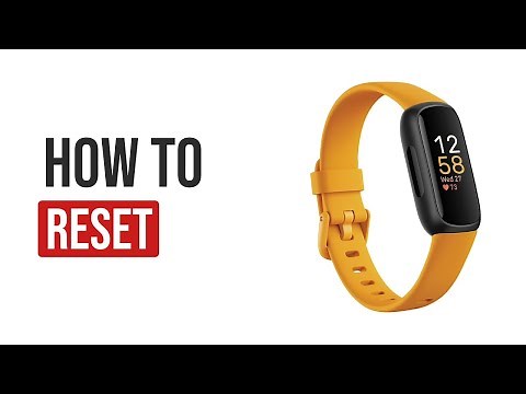 How to soft/factory RESET - Fitbit Inspire 3