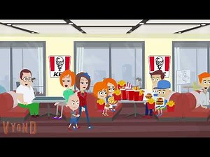 Classic Caillou Misbehaves At KFC/Grounded