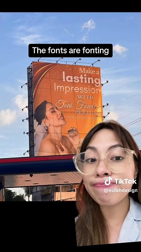 Creative lead reacts to billboard design #reaction #fonts #artdirector #graphicdesign